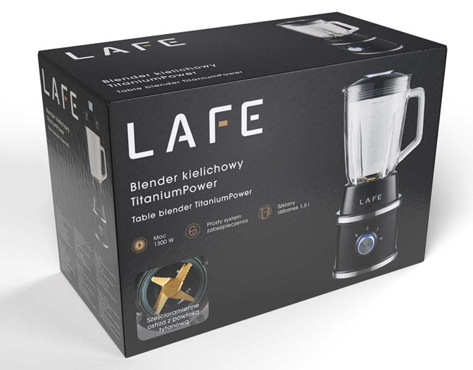 Blender kielichowy LAFE TitaniumPower 1300 W 1,5 l - zdjecie 2