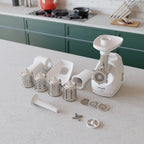 Maszynka do mielenia z szatkownicą 490.81 Biała SMAPP – kuxaro 4