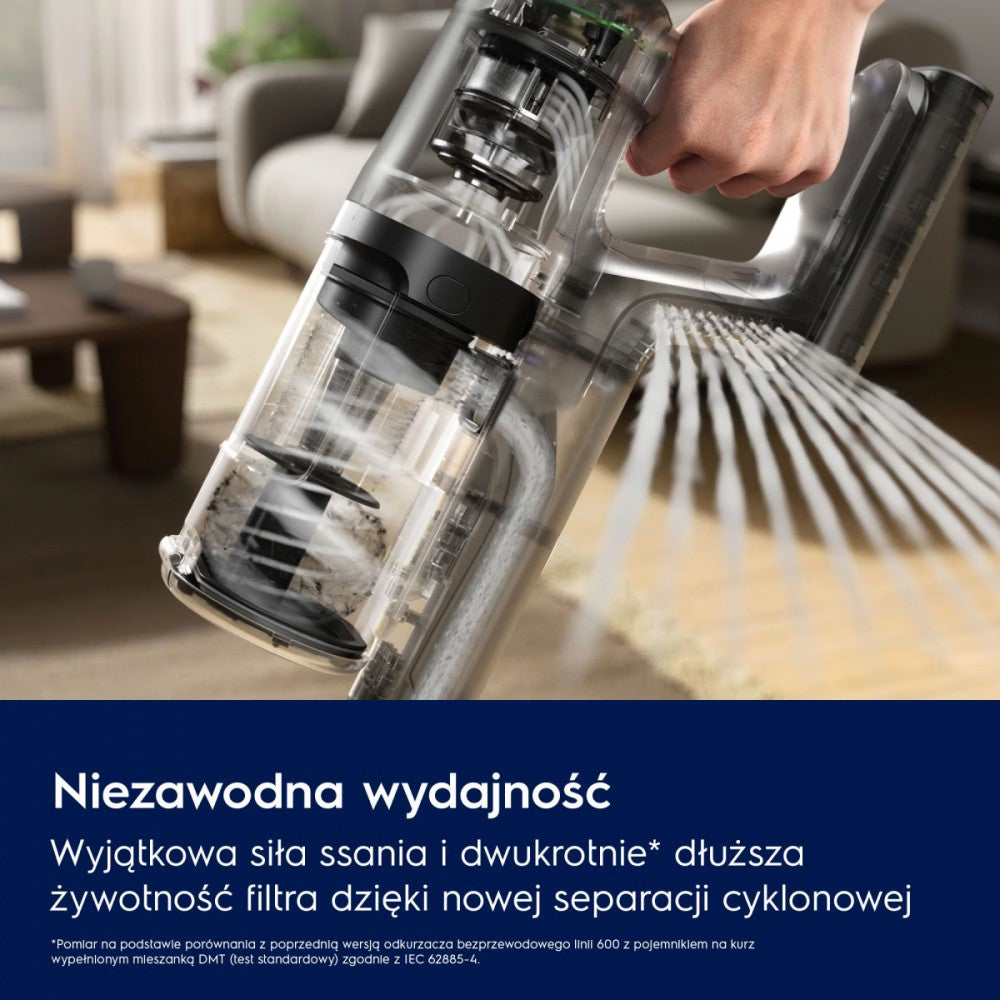 Odkurzacz pionowy Electrolux Clean 600 EP61CB21OG - zdjecie 2