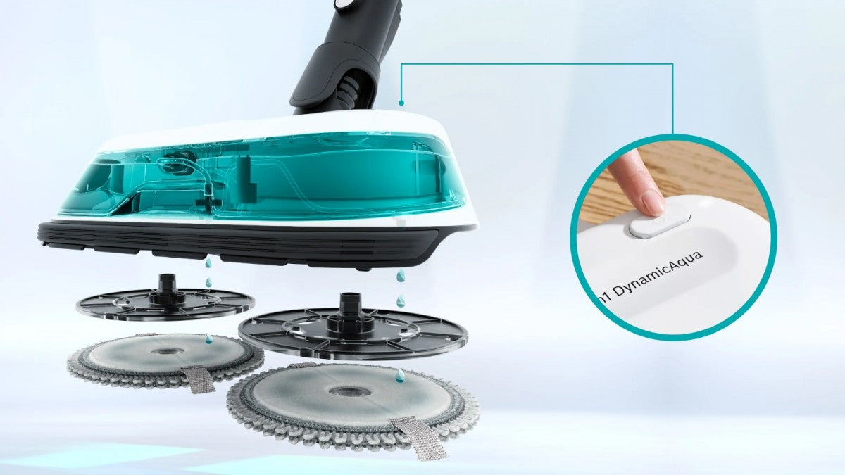 Odkurzacz pionowy myjący 2w1 Bosch Unlimited 7 ProHygienic Aqua BCS71HYG1, biały - zdjecie 5