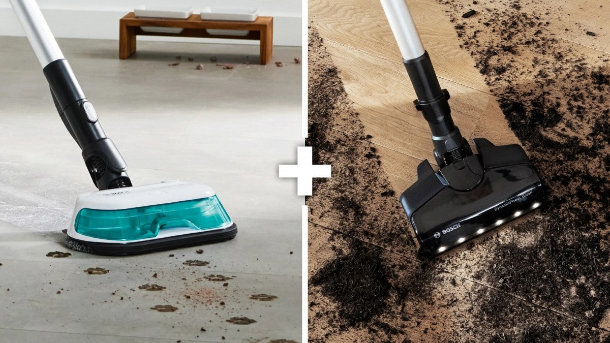 Odkurzacz pionowy myjący 2w1 Bosch Unlimited 7 ProHygienic Aqua BCS71HYG1, biały - zdjecie 6