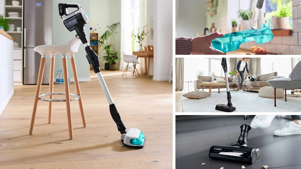 Odkurzacz pionowy myjący 2w1 Bosch Unlimited 7 ProHygienic Aqua BCS71HYG1, biały - zdjecie 9