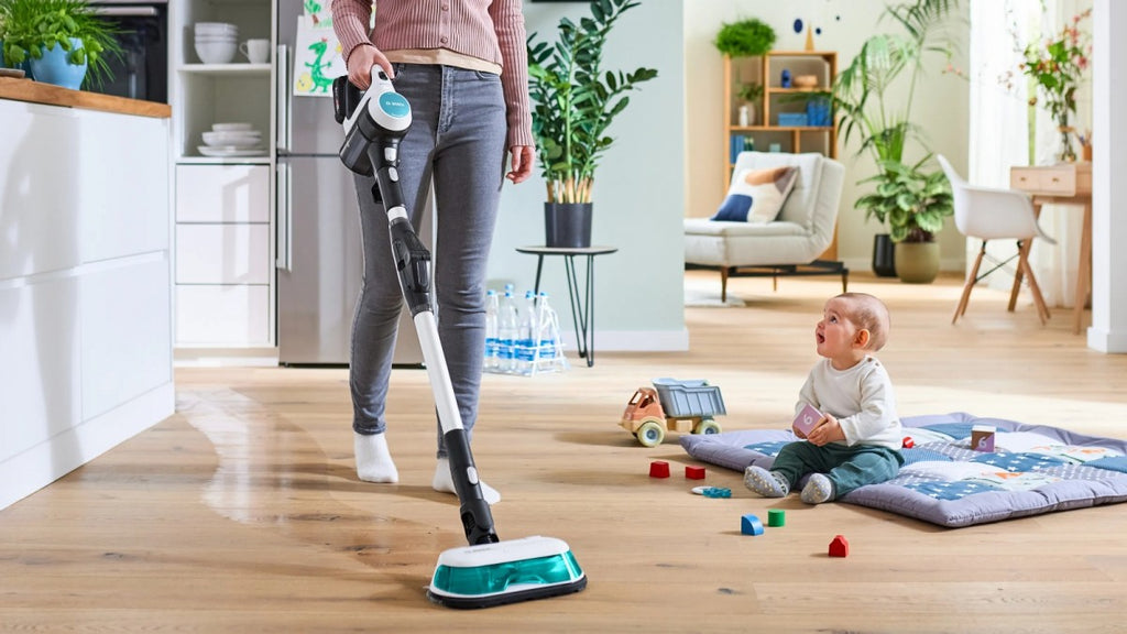 Odkurzacz pionowy myjący 2w1 Bosch Unlimited 7 ProHygienic Aqua BCS71HYG1, biały - zdjecie 3
